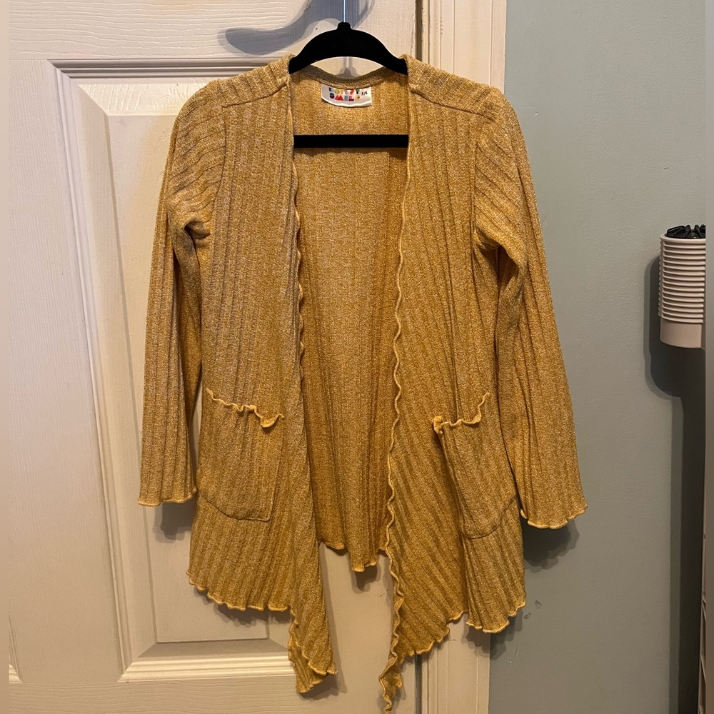 Little Girls Dot Dot Smile Cardigan size 5/6